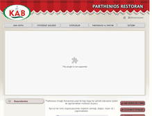 Tablet Screenshot of partheniosrestoran.com